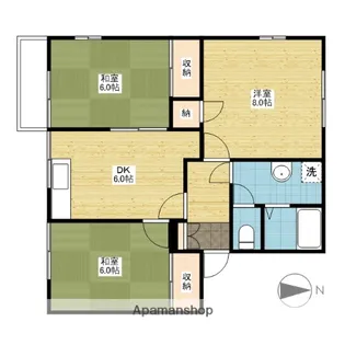 3DKの間取り画像