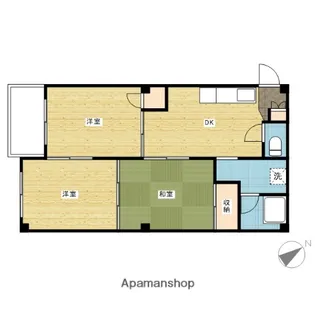 プレール清水【1階】の間取り
