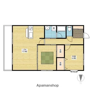 レジデンス泉【201号室】の間取り