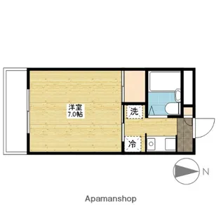 ルポール今【306号室】の間取り