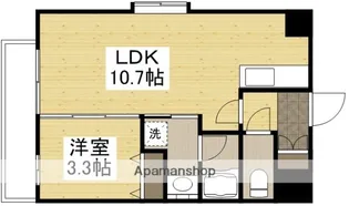 ピュア京橋【7階】の間取り