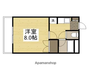 レディースキャステル【1階】の間取り