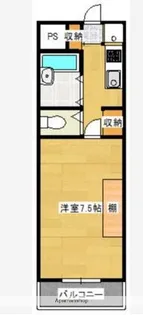 アクラート学南【1階】の間取り