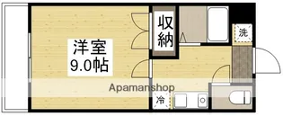 キャッスル津島【503号室】の間取り
