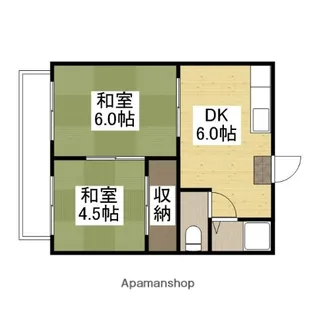 メゾン斎藤【201号室】の間取り