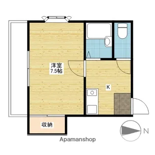 レジデンス津倉【3階】の間取り