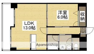 山陽マンション【503号室】の間取り