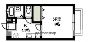 メープル湊 A【2階】の間取り