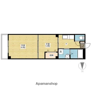 プレアール今【306号室】の間取り