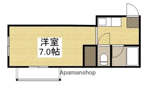 岸本コーポ B棟【2階】の間取り