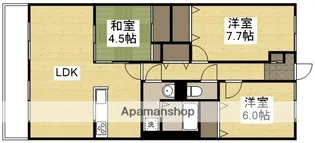 サントノーレ岡山東【6階】の間取り