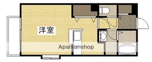 ラフィネ中島A【107号室】の間取り