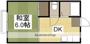 福成コーポA【101号室】の間取り