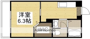 ハッピーコーポB【2階】の間取り