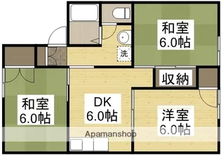 パレーシャル藤原【101号室】の間取り