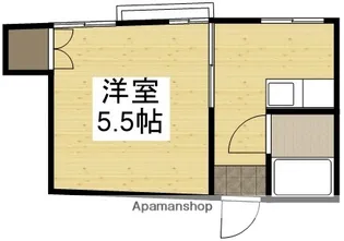 赤木ビル【302号室】の間取り