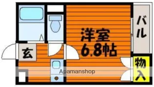 後楽苑マンション【4階】の間取り