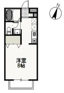 ベール花尻A【2階】の間取り