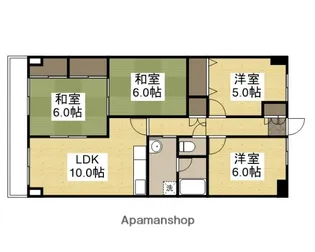 21ハイツ辰巳【2階】の間取り