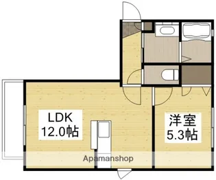 シャーメゾン・アイ弐番館【2-201号室】の間取り