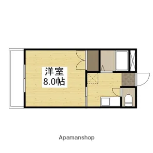 セントフォレスト下中野A【4階】の間取り