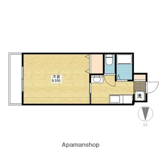 TOUEN BLDG【7階】の間取り