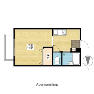 グラック【1階】の間取り
