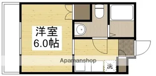 シャインブライト北方【306号室】の間取り