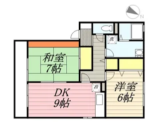 クレセント中島【1階】の間取り