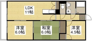 プロムナード洲崎3号館【313号室】の間取り