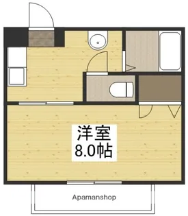 エルモント F【102号室】の間取り