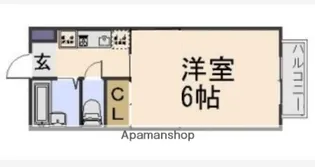 メゾンみの【202号室】の間取り