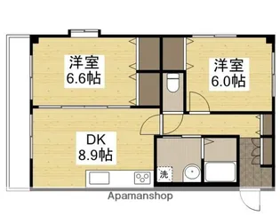 オパール大元【3階】の間取り