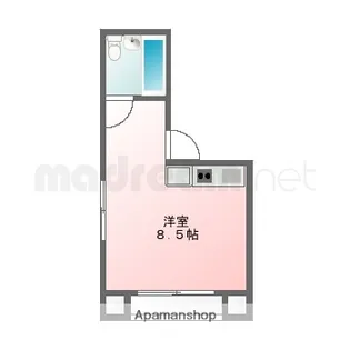 番町マンション【4階】の間取り