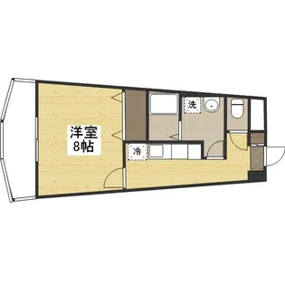 1Kの間取り画像