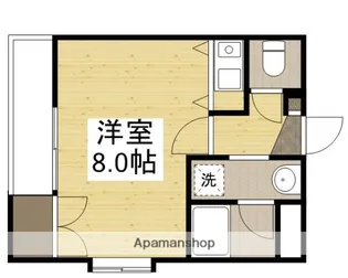 パルミラ浜【3階】の間取り