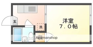 旭ハイツ【1階】の間取り