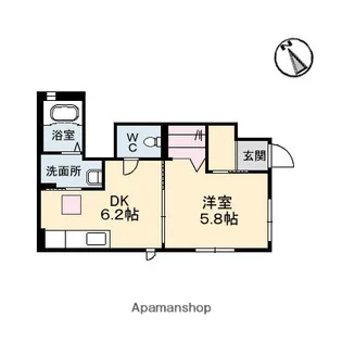 RAINBOW A棟【1階】の間取り