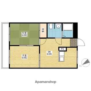 カサベルデ東山【2階】の間取り