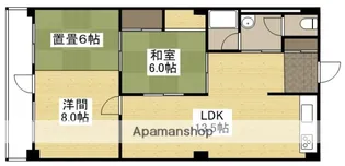 ハイホーム中納言【104号室】の間取り