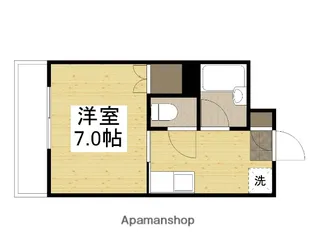 グランデュール旭川【4階】の間取り