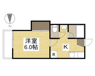 コーポセレッソ Ⅱ【2階】の間取り