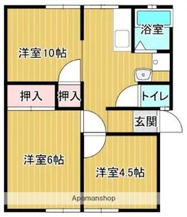 ティンカーベルB【2階】の間取り