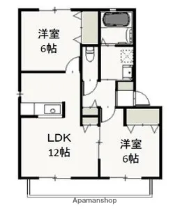 シャルマン【2階】の間取り