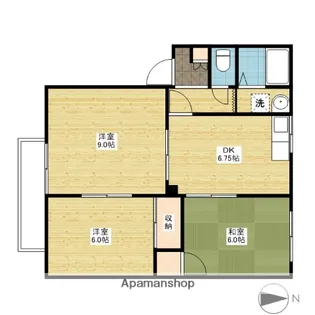 フレグランス21Ⅰ【202号室】の間取り