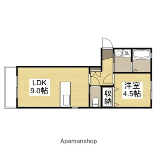 ラ・ヴィータ高屋六番館【1階】の間取り
