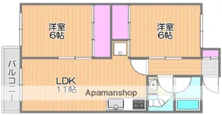 ラ・メゾン・セリーヌ【1階】の間取り