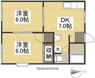 グリーンハウス【1階】の間取り