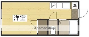 1Rの間取り画像
