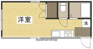 1Rの間取り画像